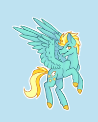 Size: 800x1000 | Tagged: safe, artist:flaming-trash-can, lightning dust, pegasus, pony, flying, simple background, solo