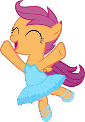 Size: 403x575 | Tagged: safe, artist:angrymetal, scootaloo, pony, 1000 hours in ms paint, ballerina, ballet, ballet slippers, clothes, cute, cutealoo, dancing, on one leg, scootarina, scootatutu, scootutu, shoes, simple background, skirt, skirtaloo, solo, transparent background, tutu