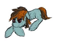 Size: 473x350 | Tagged: safe, artist:restartbob, oc, oc only, oc:mercury vapour, earth pony, pony, female, grumpy, solo, upset