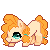 Size: 50x50 | Tagged: safe, artist:yokokinawa, part of a set, pear butter, earth pony, pony, animated, bouncing, cute, female, icon, pearabetes, pixel art, solo