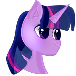 Size: 3000x3000 | Tagged: safe, artist:rain wing, twilight sparkle, pony, bust, cute, portrait, simple background, solo, white background
