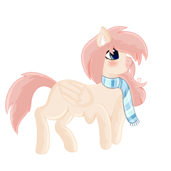 Size: 3000x3000 | Tagged: safe, artist:rain wing, oc, pony, clothes, cute, female, mare, scarf, simple background, solo, white background