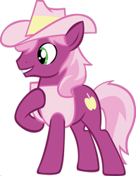 Size: 1920x2482 | Tagged: safe, edit, braeburn, cheerilee, earth pony, pony, cowboy hat, fusion, hat, hoof on chest, male, palette swap, ponyar fusion, recolor, simple background, solo, stallion, transparent background, vector, vector edit