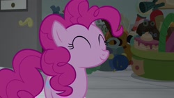 Size: 1920x1080 | Tagged: safe, derpibooru import, screencap, pinkie pie, earth pony, pony, the last laugh, solo