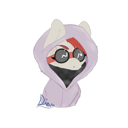 Size: 4000x4000 | Tagged: safe, artist:diantrex, oc, earth pony, pony, fallout equestria, bandana, burn marks, clothes, female, goggles, hoodie, oc unknown, scar, solo