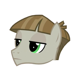 Size: 515x503 | Tagged: safe, edit, edited screencap, editor:damaged, screencap, mudbriar, earth pony, pony, cropped, emoji, male, simple background, stallion, transparent background