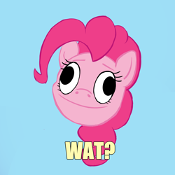 Size: 4000x4000 | Tagged: safe, artist:r5on11c, derpibooru import, pinkie pie, earth pony, pony, caption, reaction image