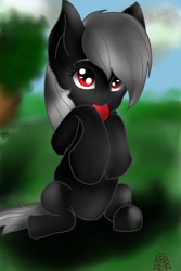 Size: 800x1200 | Tagged: safe, artist:lullabyjak, oc, oc:malice, earth pony, pony, commission, photo