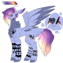 Size: 3000x3000 | Tagged: safe, artist:northlis, oc, oc only, oc:castor, pegasus, pony, beard, casverse, chest fluff, facial hair, magical lesbian spawn, male, next generation, offspring, parent:rainbow dash, parent:twilight sparkle, parents:twidash, reference sheet, simple background, solo, stallion, tattoo, transparent background, unshorn fetlocks