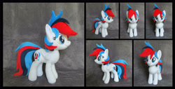 Size: 4855x2463 | Tagged: safe, artist:fireflytwinkletoes, oc, oc:retro city, pegasus, pony, female, irl, mare, photo, plushie, solo