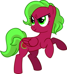 Size: 703x776 | Tagged: safe, artist:mysticdrivefim, oc, oc:fruit punch, pegasus, pony, solo