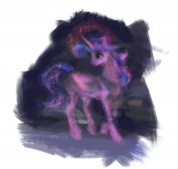 Size: 1890x1800 | Tagged: safe, artist:malinetourmaline, alicorn, pony, uprooted, female, mare, sketch, solo, treelight sparkle