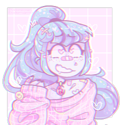 Size: 650x679 | Tagged: safe, artist:todomwahtsu, sonata dusk, equestria girls, bandaid, clothes, heart eyes, jewelry, necklace, smiley face, solo, sweater, wingding eyes