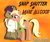 Size: 1376x1152 | Tagged: safe, artist:cyber-murph, mane allgood, snap shutter, earth pony, pegasus, pony, the last crusade, beige shirt, clothes, female, hat, male, maneshutter, olive green shirt, scootaloo's parents, shipping, signature, slouch hat, straight