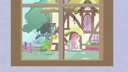 Size: 1920x1080 | Tagged: safe, screencap, gabby, rainbow stars, spike, dragon, griffon, pony, dragon dropped, box, winged spike