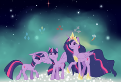 Size: 1280x872 | Tagged: safe, artist:mythril silver, princess twilight 2.0, twilight sparkle, twilight sparkle (alicorn), unicorn twilight, alicorn, pony, unicorn, the last problem, applejack's cutie mark, crown, cutie mark, female, fluttershy's cutie mark, hoof shoes, immortality blues, jewelry, mare, older, older twilight, peytral, pinkie pie's cutie mark, princess celestia's special princess making dimension, rainbow dash's cutie mark, rarity's cutie mark, regalia, self ponidox