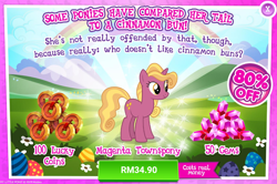 Size: 1034x686 | Tagged: safe, pony, advertisement, costs real money, female, gameloft, gem, mare, official