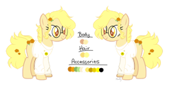 Size: 1280x639 | Tagged: safe, artist:mintoria, oc, oc:sunny, earth pony, pony, clothes, female, glasses, mare, reference sheet, simple background, solo, sweater, transparent background