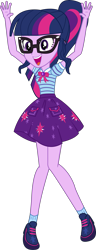 Size: 1585x4129 | Tagged: safe, artist:marcorois, sci-twi, twilight sparkle, better together, do it for the ponygram!, equestria girls, female, geode of telekinesis, legs, magical geodes, simple background, solo, transparent background