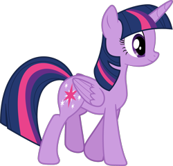 Size: 1129x1080 | Tagged: safe, artist:iknowpony, twilight sparkle, twilight sparkle (alicorn), alicorn, pony, what about discord?, female, mare, simple background, smiling, solo, transparent background, vector, walking