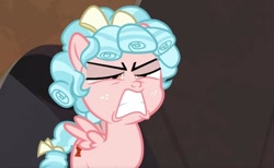 Size: 916x564 | Tagged: safe, screencap, cozy glow, pegasus, pony, frenemies (episode), cozy glow is best facemaker, cozy glow is not amused, faic, female, filly, foal, out of context, solo