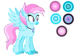 Size: 1708x1276 | Tagged: safe, artist:diamond-chiva, oc, oc only, oc:grace wing, classical hippogriff, hippogriff, female, hippogriff oc, reference sheet, simple background, solo, transparent background