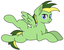 Size: 999x783 | Tagged: safe, alternate version, artist:didgereethebrony, artist:zeka10000, oc, oc:didgeree, pegasus, pony, base used, ear fluff, featureless crotch, looking at you, solo, spread legs, spreading