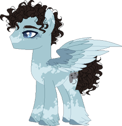 Size: 397x411 | Tagged: safe, artist:cueen, oc, oc only, oc:retro zone, pegasus, pony, base used, male, mottled coat, pegasus oc, pixel art, ponysona, simple background, solo, stallion, transparent background, unshorn fetlocks