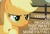 Size: 613x417 | Tagged: safe, derpibooru import, edit, edited screencap, screencap, applejack, earth pony, pony, appleoosa's most wanted, caption, cash money, frown, glare, image macro, solo, text