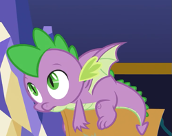Size: 727x575 | Tagged: safe, screencap, spike, dragon, the last problem, claws, cropped, leak, tail, toes, winged spike, wings
