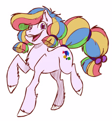 Size: 3673x3985 | Tagged: safe, artist:the-blackeye, earth pony, pony, crossover, female, kahoot, mare, ponified, solo