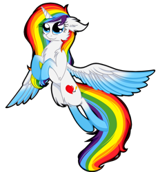 Size: 1371x1479 | Tagged: safe, artist:absolitedisaster08, oc, alicorn, pony, alicorn oc, female, mare, simple background, solo, transparent background, two toned wings, wings