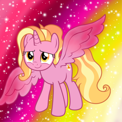 Size: 1700x1700 | Tagged: safe, artist:digimonlover101, edit, editor:katya, luster dawn, alicorn, pony, the last problem, alicornified, future, lustercorn, race swap, solo, vector, wings