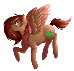 Size: 915x873 | Tagged: safe, artist:atomickitties, oc, oc:clover, pegasus, pony, solo