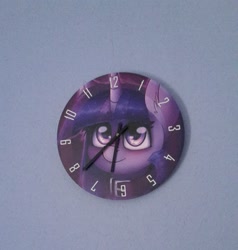 Size: 2448x2576 | Tagged: safe, twilight sparkle, twilight time, clock, descended twilight, irl, photo