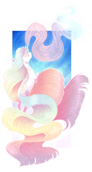 Size: 2063x3813 | Tagged: safe, artist:lunawolf28, oc, oc:sunset rainbow, pony, unicorn, female, mare, solo