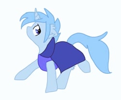 Size: 888x730 | Tagged: safe, artist:ocean blue, oc, oc:pony.voltexpixel.com, pony, solo