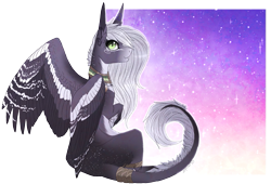 Size: 1195x814 | Tagged: safe, artist:lunawolf28, oc, pegasus, pony, colored wings, female, mare, multicolored wings, solo, wings