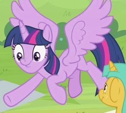 Size: 834x752 | Tagged: safe, screencap, snails, twilight sparkle, twilight sparkle (alicorn), alicorn, pony, unicorn, 2 4 6 greaaat, animation error, cropped, faic, female, great moments in animation, mare, solo focus, wat