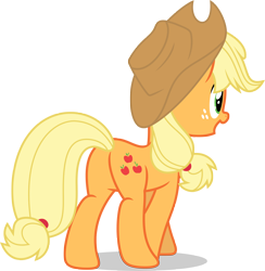 Size: 5000x5117 | Tagged: safe, artist:luckreza8, derpibooru import, applejack, earth pony, pony, the beginning of the end, .svg available, flank, plot, simple background, transparent background, vector