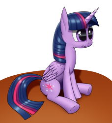 Size: 2561x2807 | Tagged: safe, artist:sheeppony, twilight sparkle, twilight sparkle (alicorn), alicorn, pony, simple background, solo, transparent background