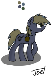 Size: 595x842 | Tagged: safe, artist:joel jacob, oc, oc:joel jacob, earth pony, pony, green eyes, male, solo