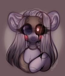 Size: 829x964 | Tagged: safe, artist:umiimou, oc, oc:keanu, pony, bust, female, five nights at freddy's, mare, portrait, solo