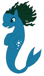 Size: 800x1378 | Tagged: safe, artist:alicorn, oc, oc only, oc:seafoam, original species, sea pony, female, ponysona, sea pony oc, solo