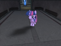 Size: 200x150 | Tagged: safe, twilight sparkle, pony, 3d, coruscant, mod, star wars battlefront 2