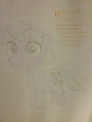 Size: 1944x2592 | Tagged: safe, artist:jaredking179, oc, oc only, oc:written scroll, pony, unicorn, colt, male, traditional art