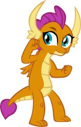 Size: 3132x4935 | Tagged: safe, artist:memnoch, smolder, dragon, cute, dragoness, female, simple background, smolderbetes, solo, transparent background, vector, wings