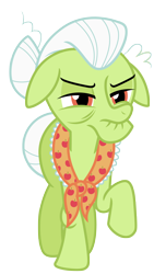 Size: 4000x7100 | Tagged: safe, artist:estories, granny smith, pony, absurd resolution, floppy ears, simple background, solo, transparent background, vector