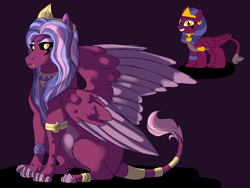 Size: 4000x3000 | Tagged: safe, artist:venommocity, derpibooru import, sphinx (character), sphinx, solo