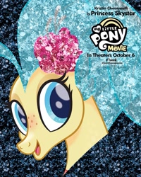 Size: 1199x1500 | Tagged: safe, princess skystar, seapony (g4), my little pony: the movie, female, glitter, my little pony, my little pony logo, smiling